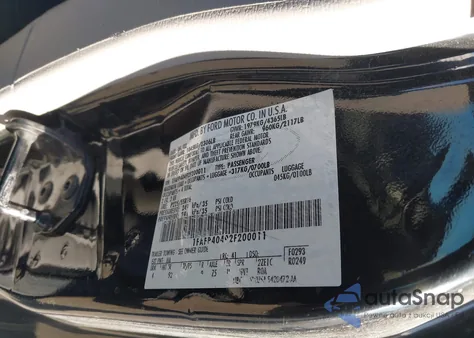 2002 Ford Mustang z USA, uszkodzony, nr VIN 1FAFP40492F200011